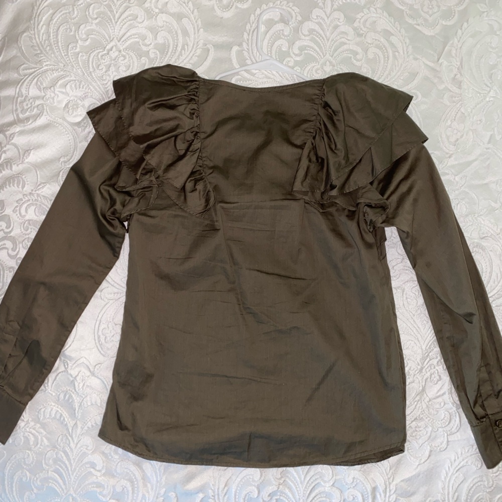 Something Navy: Bailey Ruffle Top - Picture 2 of 2